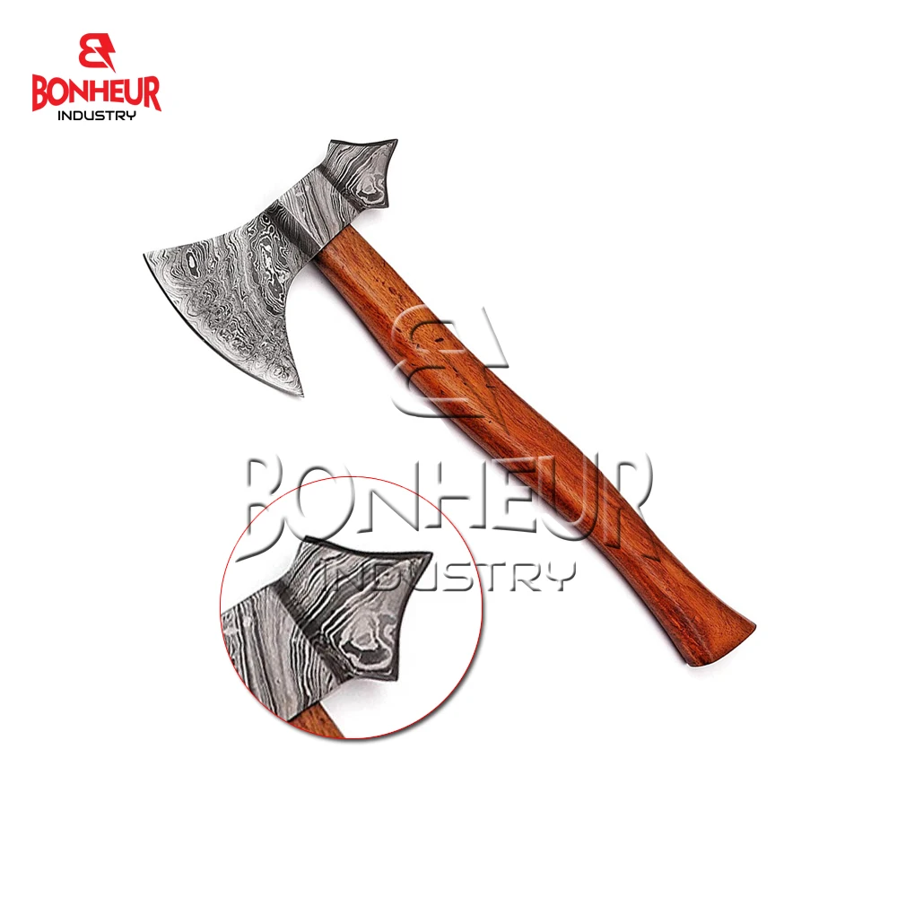 Топор из дамасской стали высокого качества топор ручной ковки топор для кемпинга топор для высечки и резки древесины топор