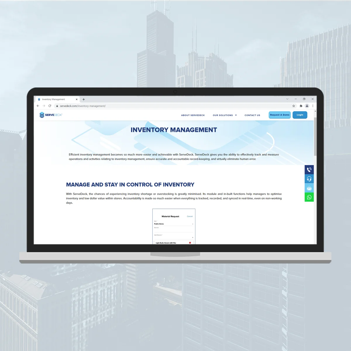 Best Hotel Inventory Management Real Time Smart Facility Solution for Building Inventory On Multiple Locations