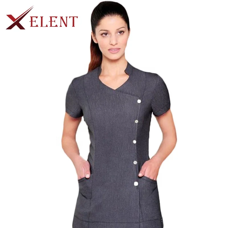 Женская косметологическая рабочая одежда, комплект униформы для салона красоты, Женская спа-форма для макияжа