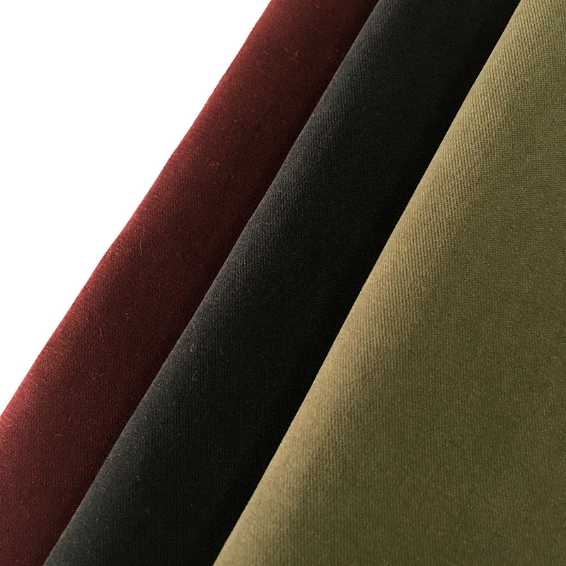 Jacket Fabric Supplier Supply Polyester/Nylon Micropeach Twill Fabric For Overalls Jacket