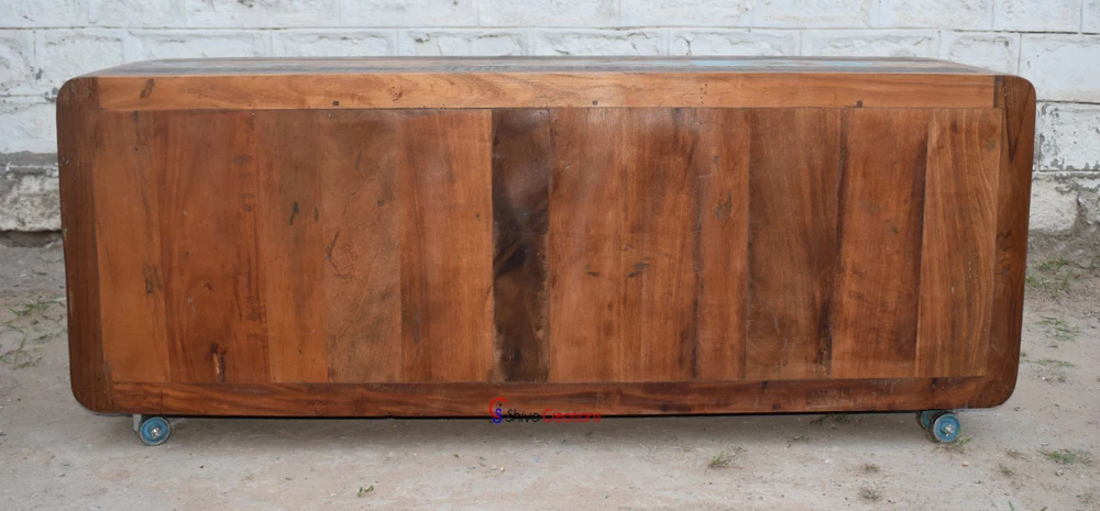 Fridge Range Recycled Wood Entertainment TV Plasma Cabinet Furniture