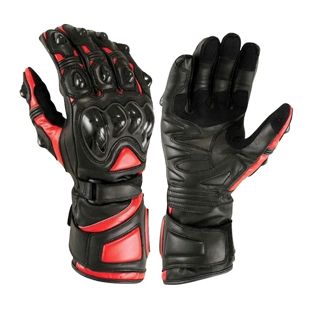 Custom Logo Leather Motor Bike Sports Glove Motorbike Motorcycle Racing Gloves