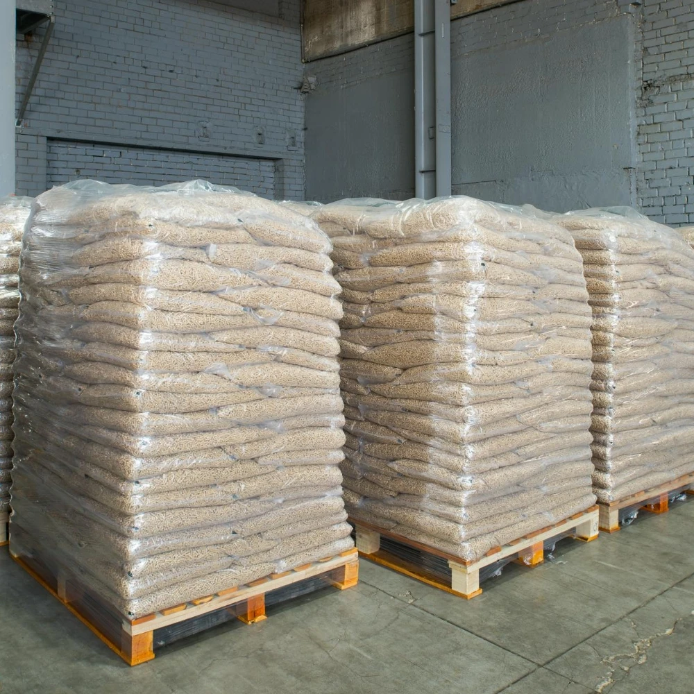 Biomass wood pellet