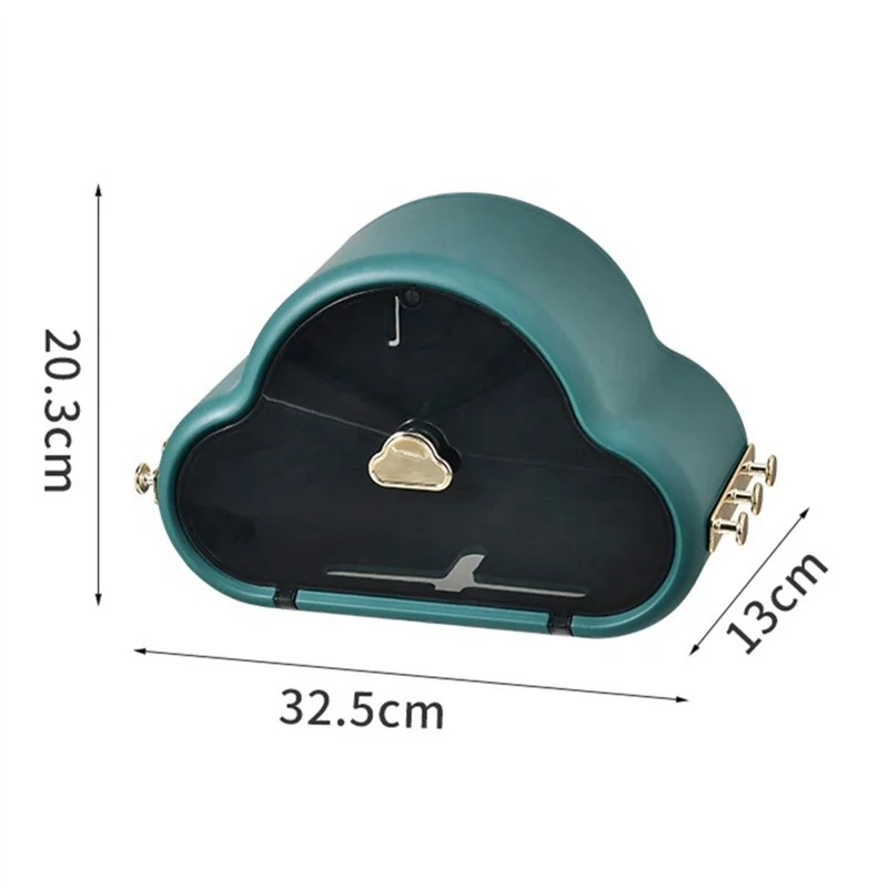 Cloud Nordic Simple Style Creative Paper Tube Toilet Perforation-free Wall-mounted Storage