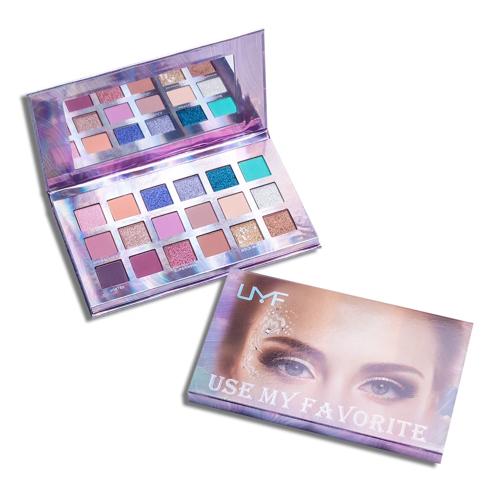 Makeup Cosmetic Eyeshadow Palette Wholesale Factory Price OEM Private Label Glitter Eyeshadow Palette