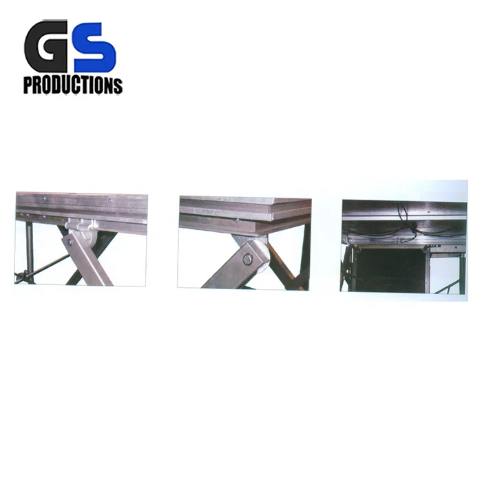 High Quality Aluminum outdoors movable folding portable stage platform