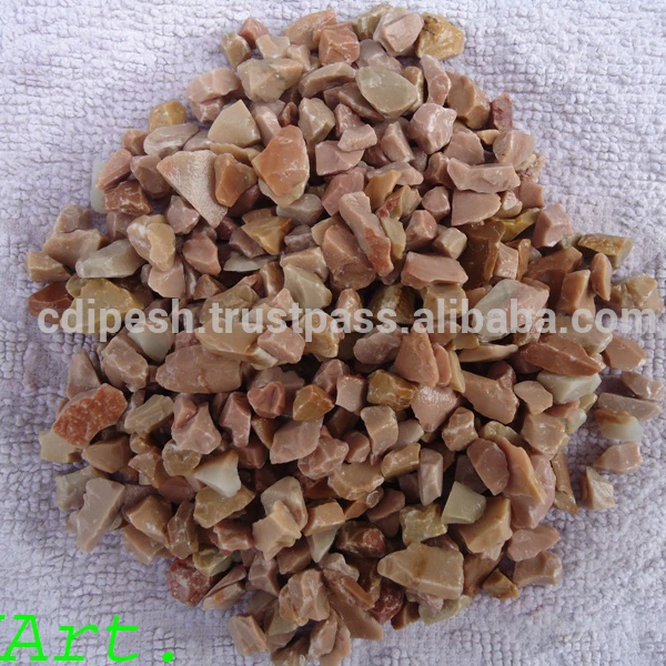 industrial epoxy floor natural Rosa pink water wash marble aggregate stone chips