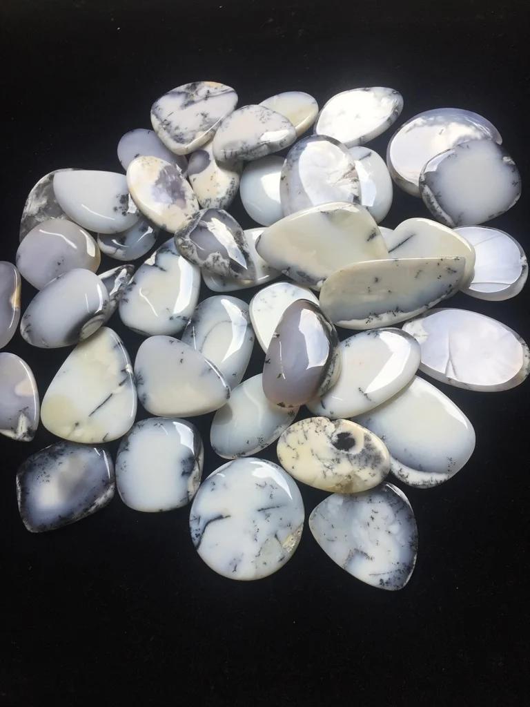 Dendrite Опал Кабошон dendrite драгоценный камень оптом Свободный