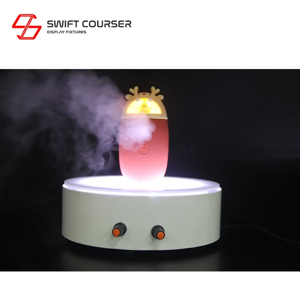 20cm 360 degree 220v electric auto-rotation photography rotating display stand for product acrylic fixture turntable