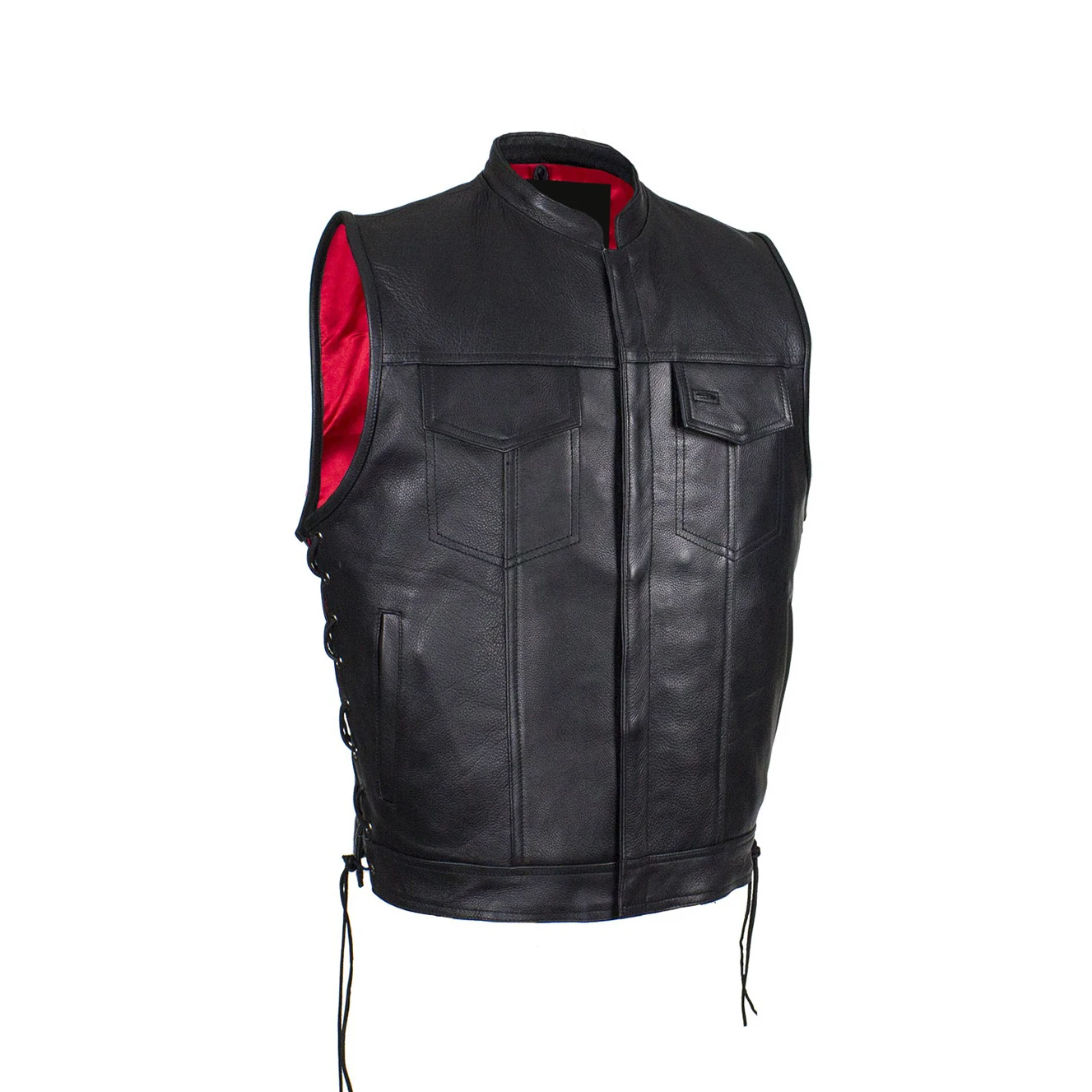 
Motorcycle Wear Long Lasting Leather Vest For Bikers 