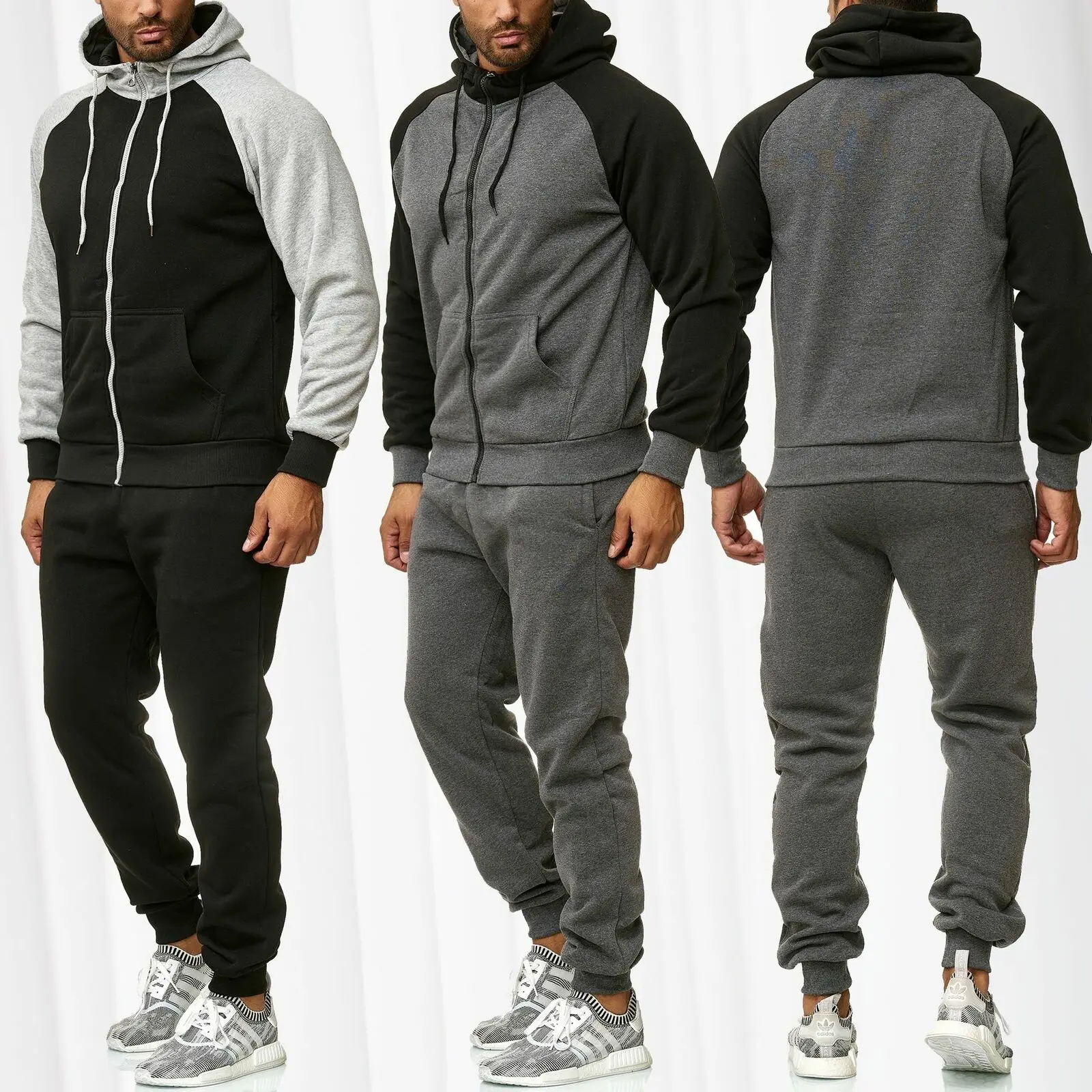 
Men Plain Hooded Jogging & Casual wear Cotton fleece Sweatsuit/ Tracksuit FOB Reference Price 
