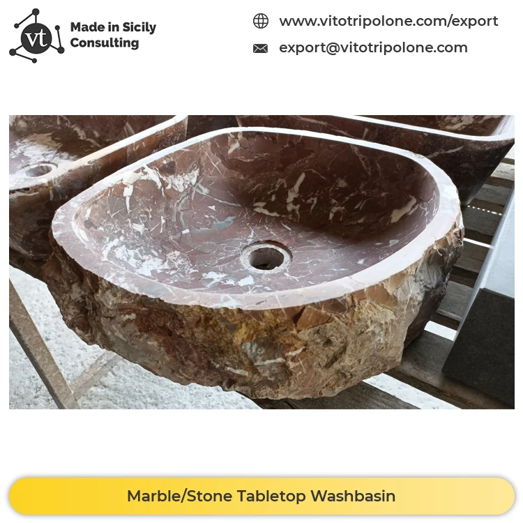 Innovative Design Marble Stone Bathroom Stone Sink and Bathroom Stone Wash Basin