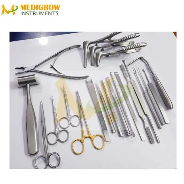 Major Rhinoplasty instruments set  Gold Plated  nose & plastic surgery instruments