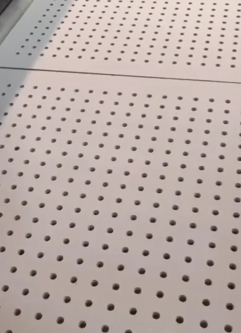 High Quality Customizable Moistureproof Perforated Gypsum Tile