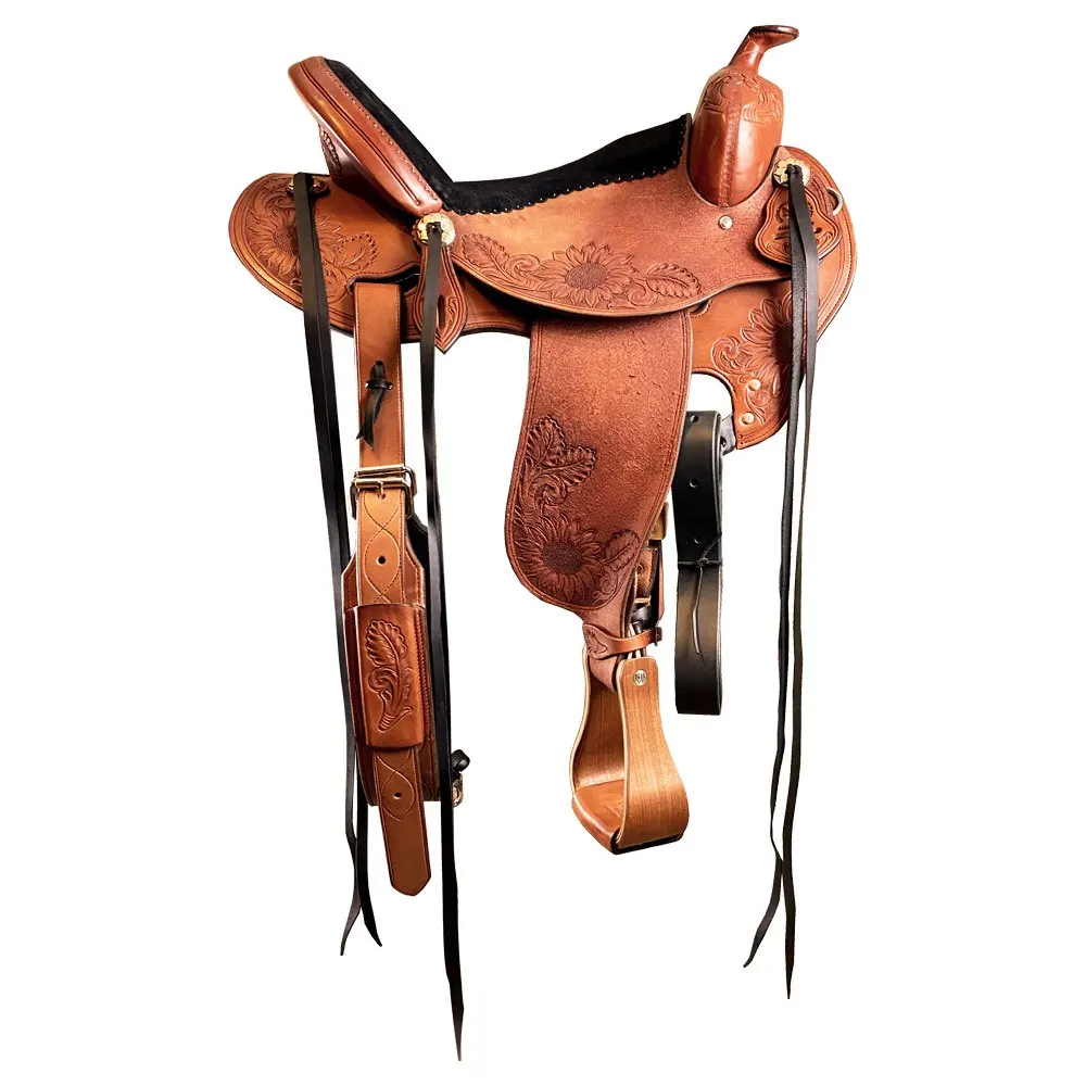 High Quality New Design 100% Leather Horse Saddle at Low Price