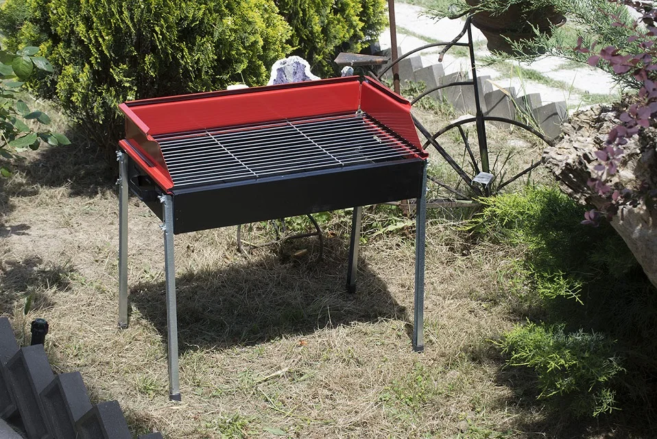 Modern Metal Barbeque Grill N60 Bonne Metal - G-0502-N60 Stainless Steel