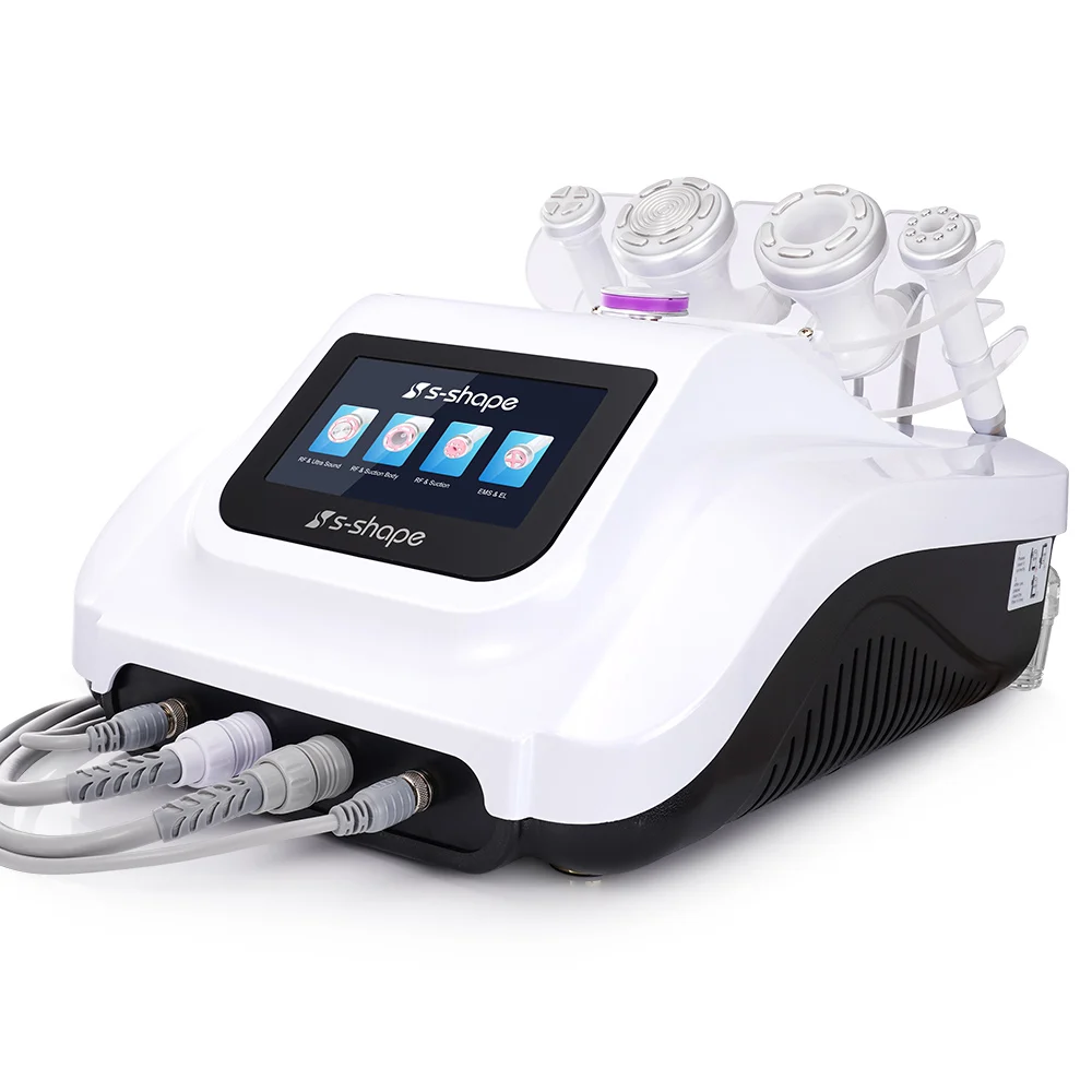 hot sale S shape multifunction Skin Personal body contouring machine cavitation 30k ultrasonic cavitation slimming machine