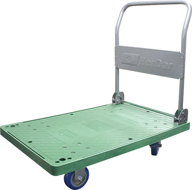 Industrial Plastic Foldable Platform Manual Trolley Cart Truck
