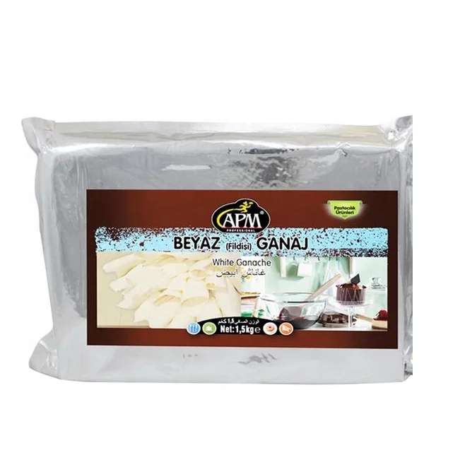 APM White Ganache Chocolate For Confectionery, Pastry Sectors And Industries