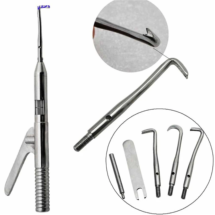 TinT Inds  Medical Stainless Steel Dental Automatic Crown Remover Dental Crown Remover Tool Set
