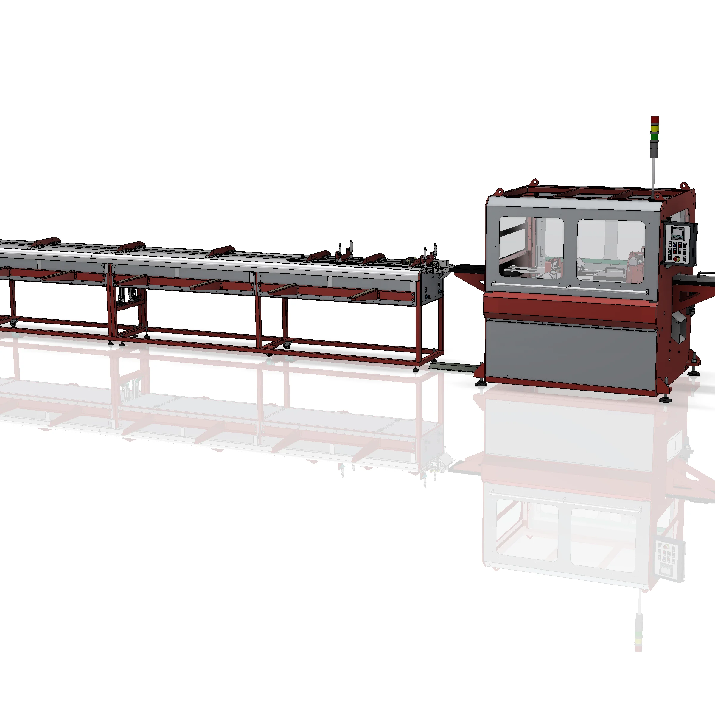 High-productivity Italian assembly machine Combipack type C1/P-12 for PVC roller shutters