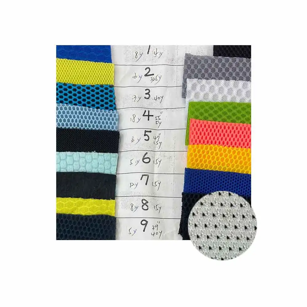 sandwich mesh sportswear cloth stereo mesh for  fabric backpack