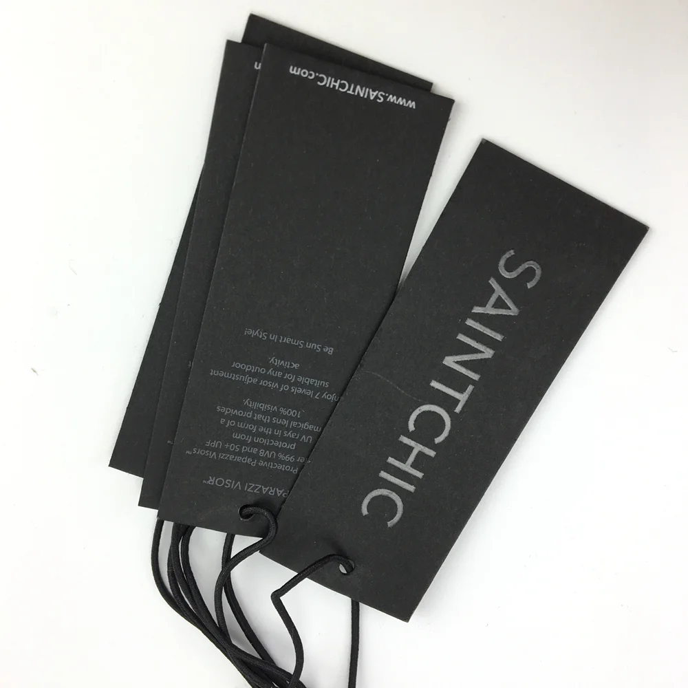 Custom swing hang tags new Vietnam label designs clothing garment pant logo tag label clothing