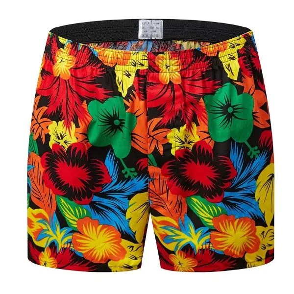 Underpants Boxers Shorts Homewear Printed High Quality Mens Underwear Panties Comfortable Loose Sleepwear Daily Holiday Outdoor