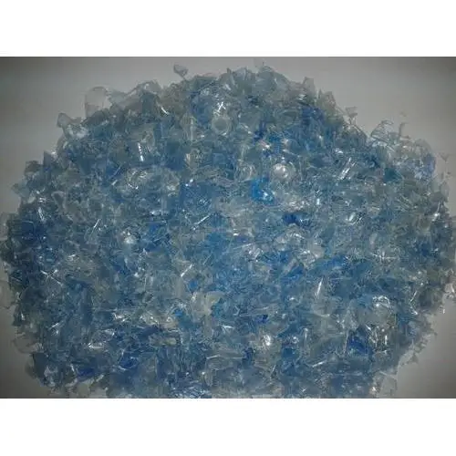 100% прозрачные переработанные пластиковые бутылки из ПЭТ