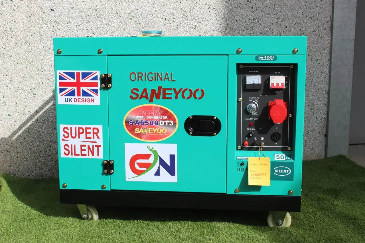 4kw 5kw 6kw 7kw 8kw 10kw 12kw portable generator silent diesel type soundproof diesel generator Saneyoo generator