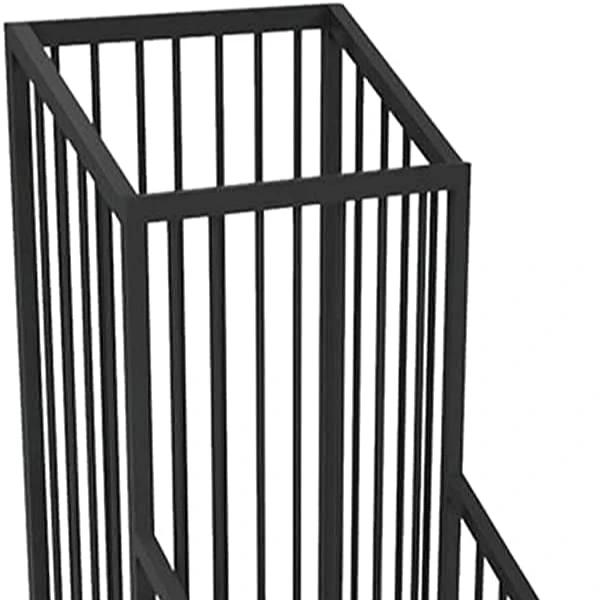 Umbrella Stand/Umbrella Rack Black Metal Storage Bucket for Household Commercial Hotel Bank