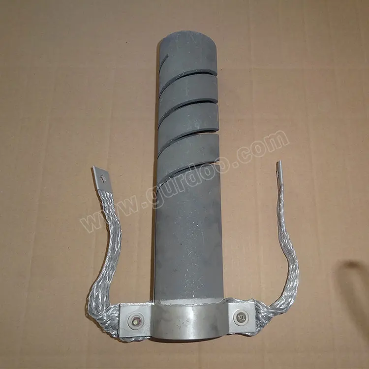 Double spiral electric SiC heating element heater