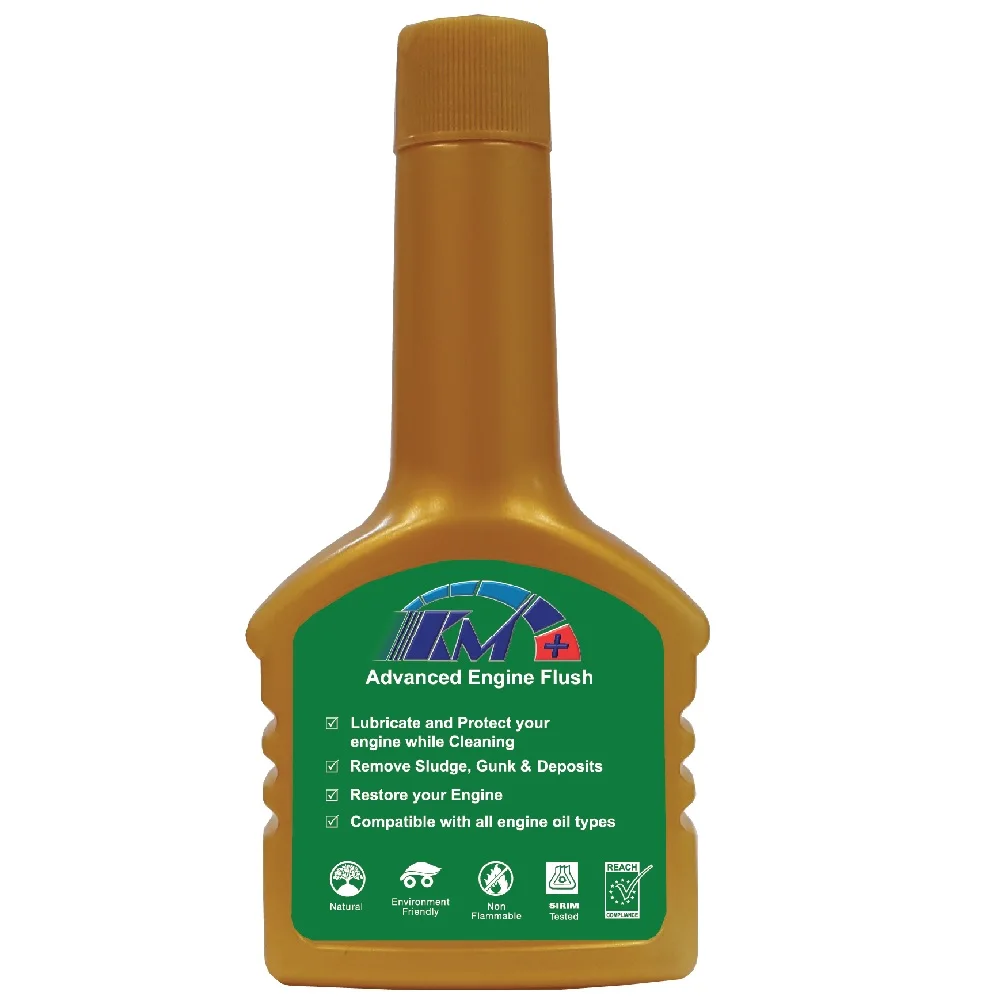 KM+ Advanced Engine Flush - Lubricates & Protects Engine