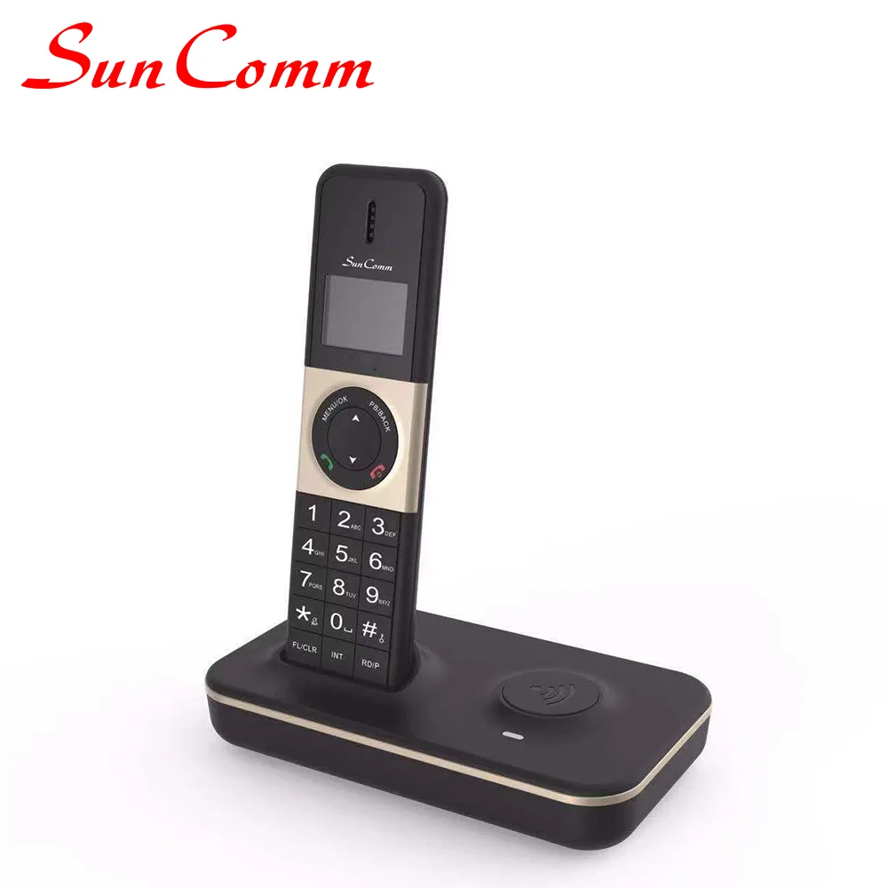 2 handset dect cordless phone with answering machine