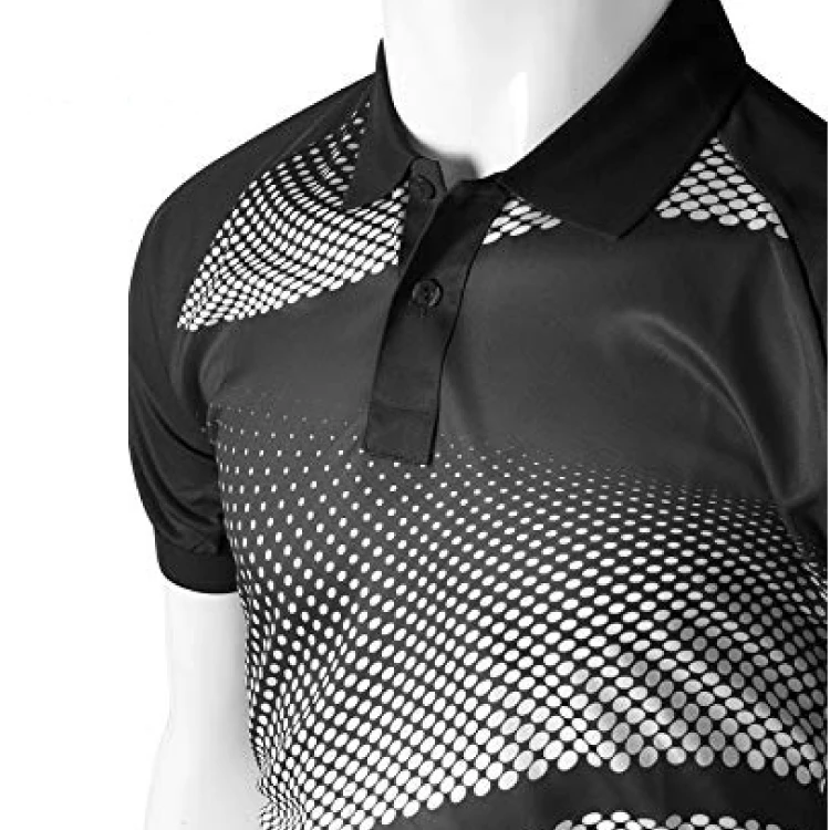 Wholesale 2022 Digital sublimation printing quick dry activewear new design man sport polo t shirts high quality customized