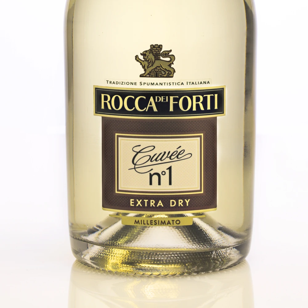  Итальянское Сверкающее вино Rocca dei Forti Cuvee n.1 Экстра сухие millesimanto 750 мл стеклянная бутылка поставка