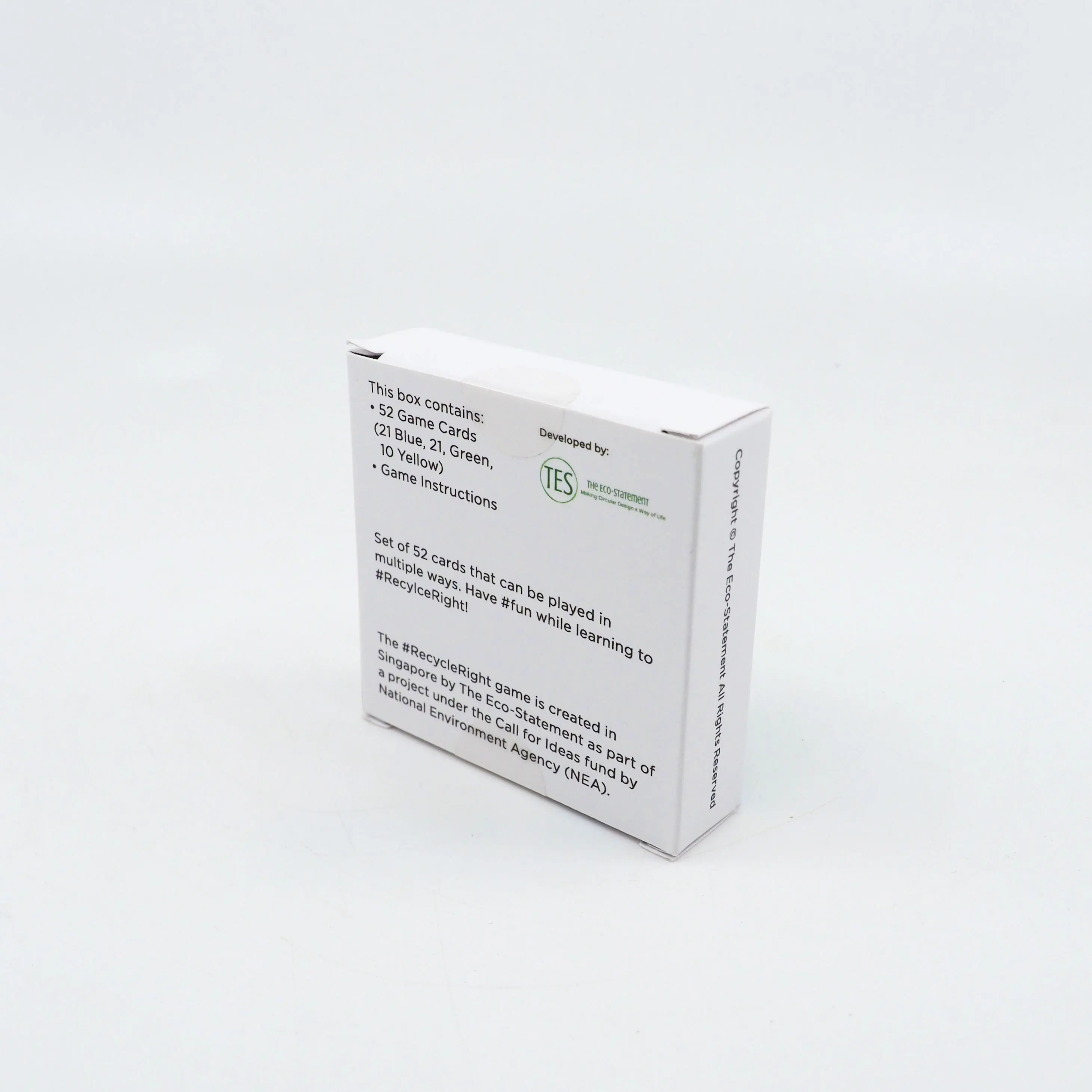 Лидер продаж малый размер 110 г/кв. М Материал офсетная печать пленка ламинирование поверхностная отделка PEFC сертифицированные игровые карты из Сингапура