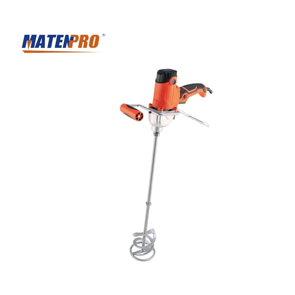 Cement Mixer Adjustable 7 Speed Handheld Electric Concrete Thinset  for Mortar Grout Plaster MT-ST11