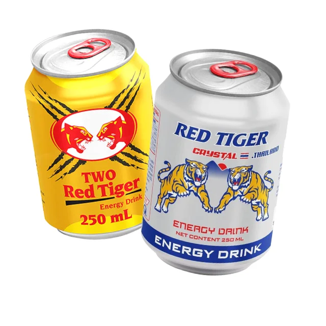 Вьетнамский высококачественный производитель OEM консервированный 250 мл энергетические напитки с красным тигром безалкогольный напиток