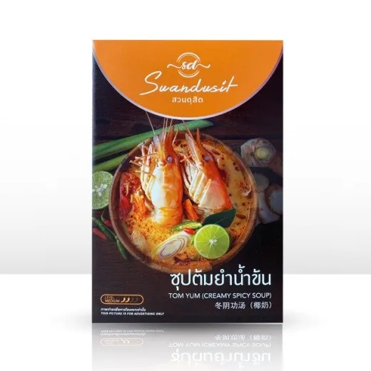 
Высококачественный кремовый Пряный суп с приправами Tom Yam суп от SD suendusit (160 г) 