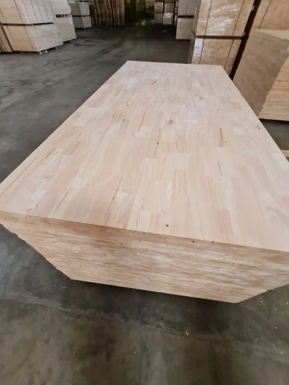 Rubber Wood  Finger Joint Laminating Board - Grade AC 17mm