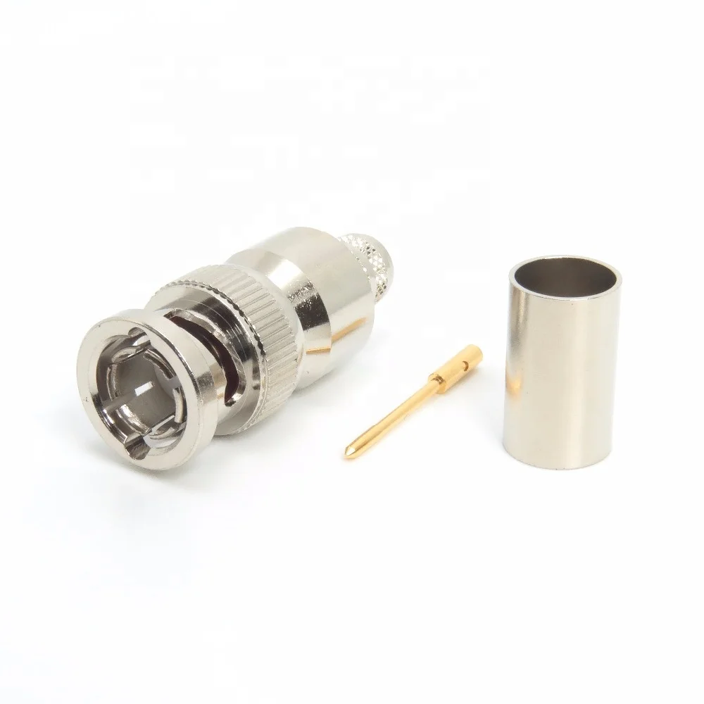 12G SDI 75 Ohm BNC Connector Male Crimp for Belden 4794R