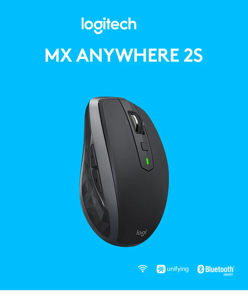 Оригинальная беспроводная мышь Logitech MX Master2S для бизнеса офиса дома двухрежимное соединение отличное сочетание