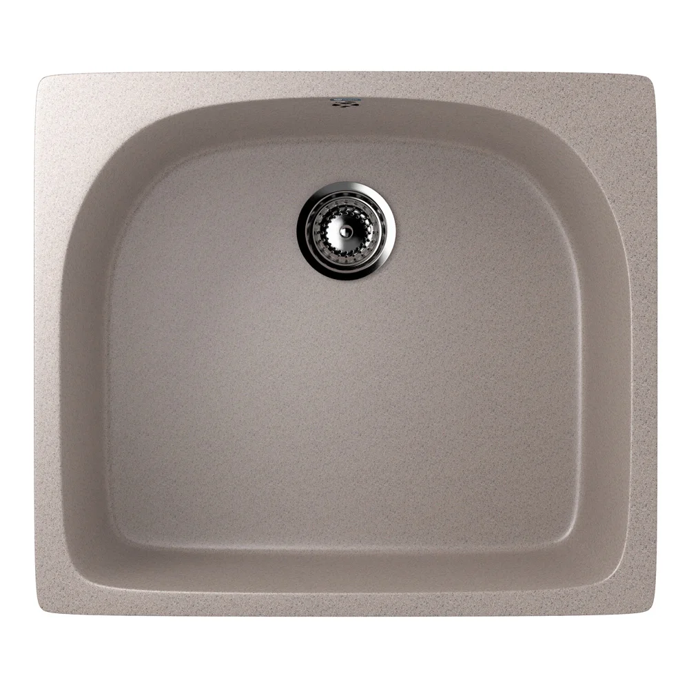 Composite reversible one-section kitchen sink ULGRAN U-408
