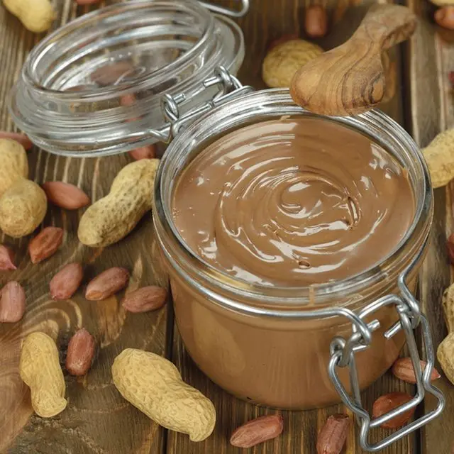 
Peanut Butter Organic Wholesale Butter Spread Savory Chocolate hazelnut spread 340g BRC Free Sample Smooth Peanut Butter 