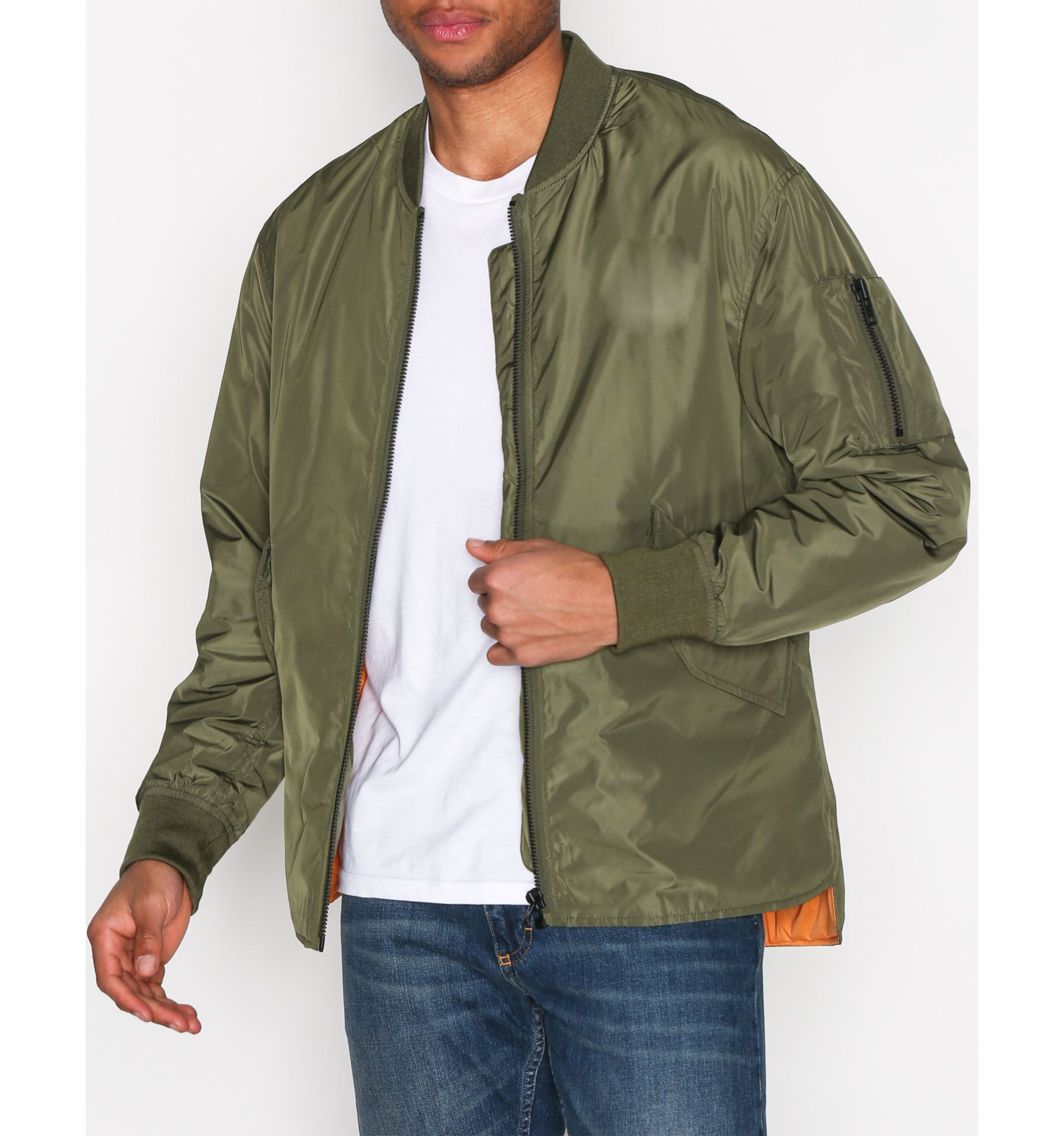 Custom Bomber Jacket Nylon Plain MA-1 Flight Jacket Men / sleeve pocket bomber jacket / alpha bomber jacket
