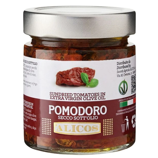 Made in Italy high quality ready to eat  preserved food in extra virgin olive oil sundried tomato for all ages
