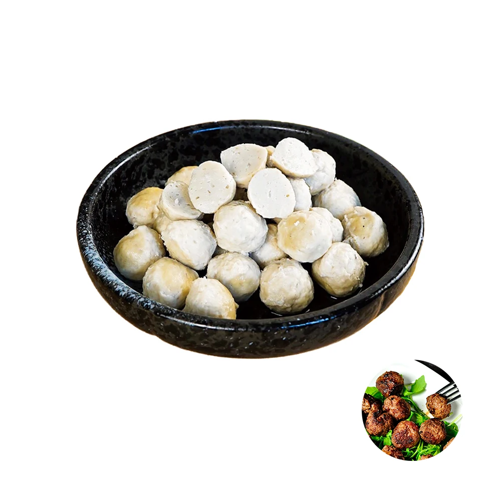 Небольшие рыбные шарики для супа в рубчик и редис, Тайвань, без буры