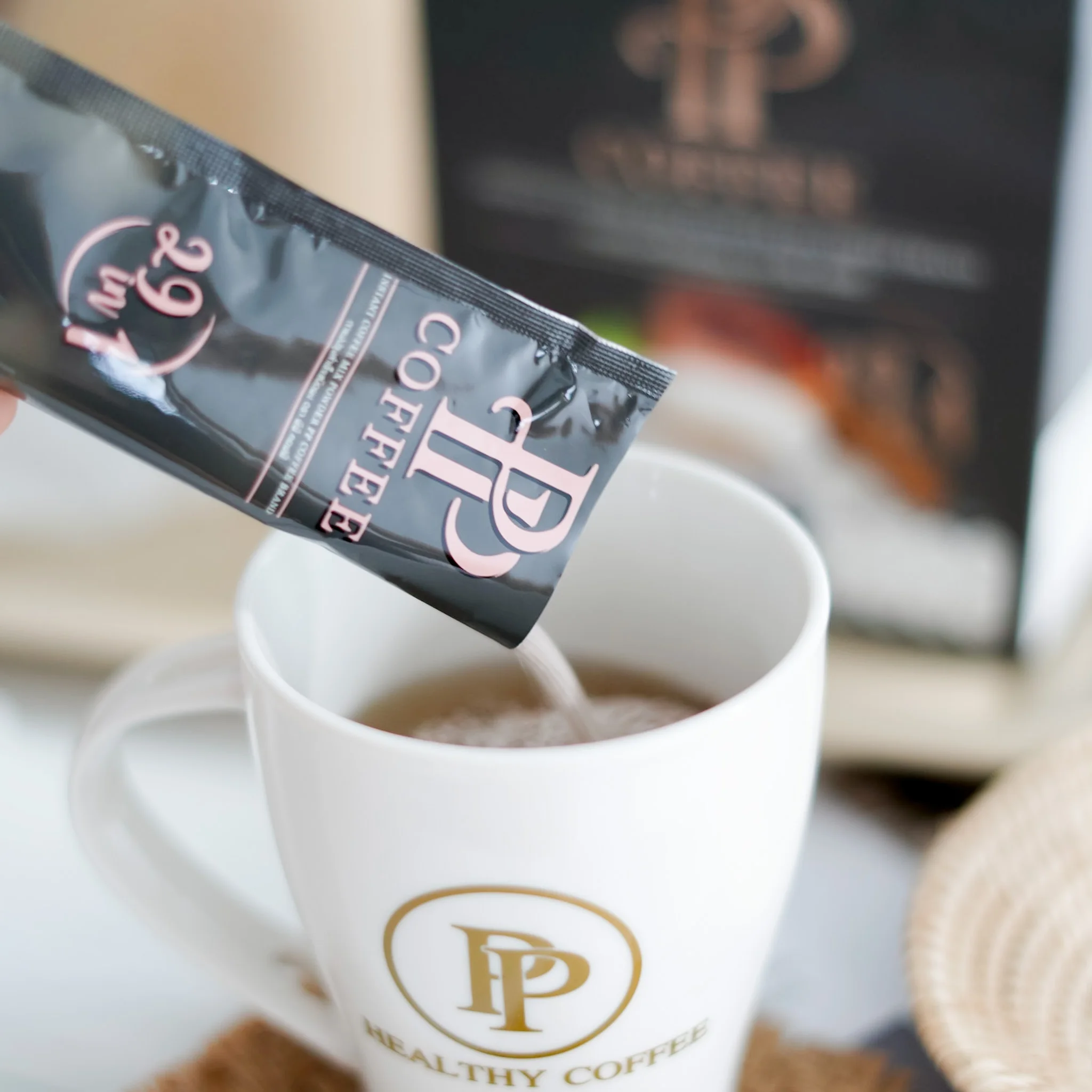  Горячая Распродажа полипропиленовый Кофе 29 в 1 здоровый мгновенный кофе ежедневное питье с низким содержанием калорий Премиум качество из Таиланда