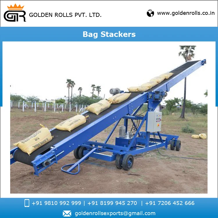 Indian Manufacturer of Best Selling Grain Bag Stackers Conveyors System for Material Handling